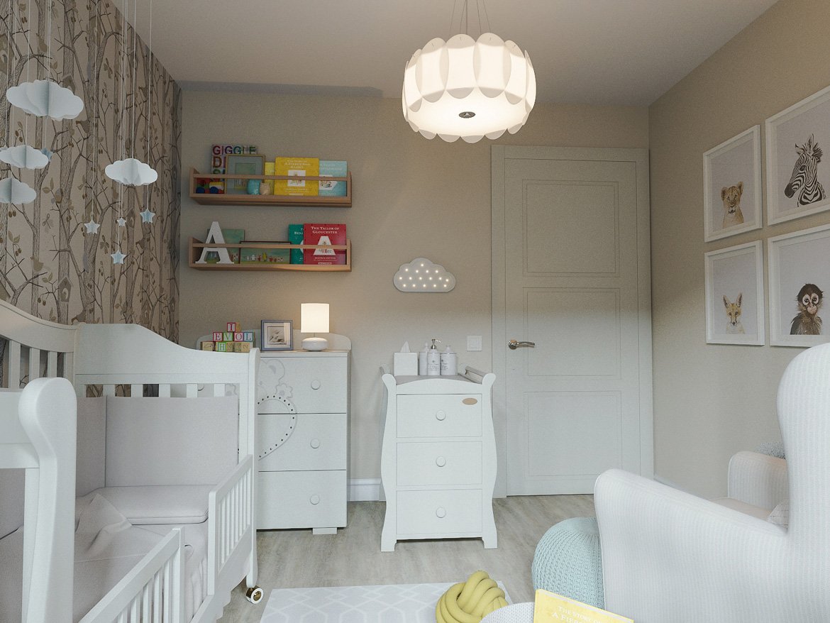 Дизайн комнаты для малыша